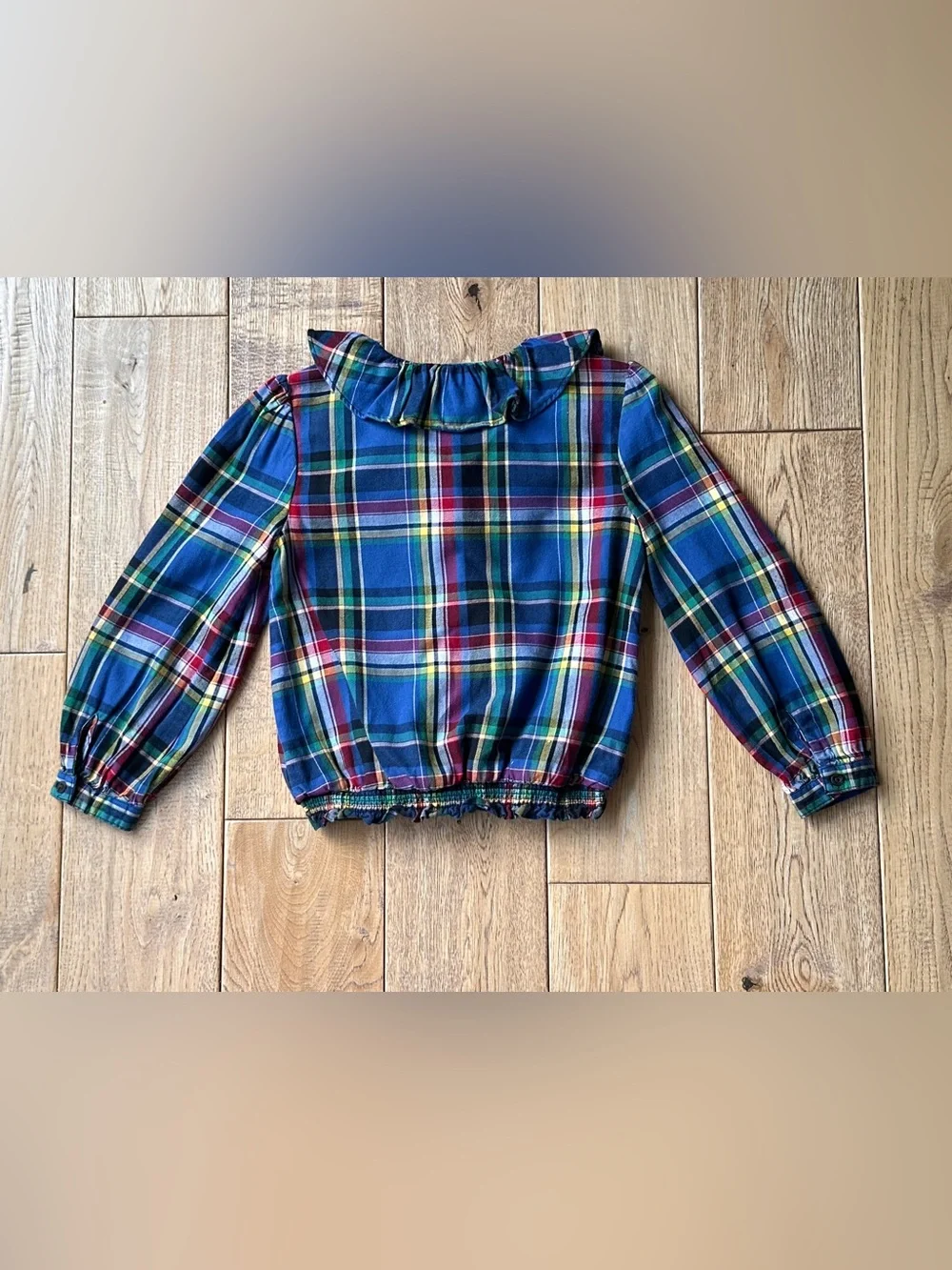 Ralph Lauren plaid ruffle